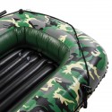 Two Person Inflatable Fishing Boat Thickened Rubber Kayak Boat With Inflatable Pump Outdoor