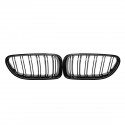 1 Pair Gloss Black Front Grill Grille For BMW M6 640i 650i F06 F12 F13 12-17