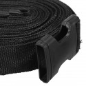 10M / 7.5M+5.7M Car Truck Covers Straps Outdoor Buckle Overbody Stormforce Black
