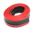 2.5m Car Front Bumper Lip Splitter Chin Spoiler Skirt Rubber Protector 3 Color