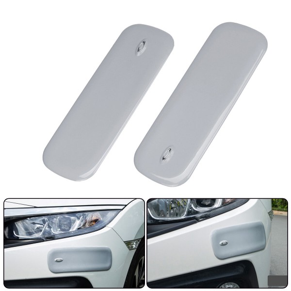 2PCS Car Auto Bumper Protector Guard Pad Kit Front Rear Back Wall Universal