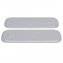 2PCS Car Auto Bumper Protector Guard Pad Kit Front Rear Back Wall Universal