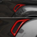 2Pcs Car Leaf Plate Air Inlet Trim Cover Moulding Trim Strip for Jeep for Wrangler JL 2018