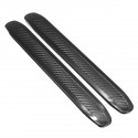 2Pcs Carbon Colloid Front Rear Bumper Corner Guard Anti-Scratch Protection Decoration Strip