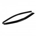 4Pcs For 03-07 Accord 4DR Coupe Mugen Style 3D Wavy Black Plastic Exterior Visor Vent Shades Window Sun Rain Guard Deflector