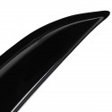 4Pcs For 03-07 Accord 4DR Coupe Mugen Style 3D Wavy Black Plastic Exterior Visor Vent Shades Window Sun Rain Guard Deflector