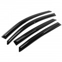 4Pcs For 18-20 Accord JDM Aero Wavy Mugen Style Plastic Exterior Visor Vent Shades Window Sun Rain Guard Deflector