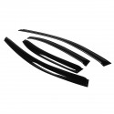 4Pcs For Acura TSX CL8 Euro-R 2004-2008 JDM 3D Wavy Plastic Exterior Visor Vent Shades Window Sun Rain Guard Deflector