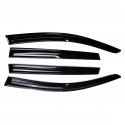 4Pcs For HONDA CRV 2017-2020 Smoke Tinted Plastic Exterior Visor Vent Shades Window Sun Rain Guard Deflector