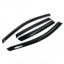 4Pcs For HONDA CRV JDM 2001-2011 3D Wavy Style Plastic Exterior Visor Vent Shades Window Sun Rain Guard Deflector