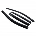 4Pcs For HONDA CRV JDM 2001-2011 3D Wavy Style Plastic Exterior Visor Vent Shades Window Sun Rain Guard Deflector