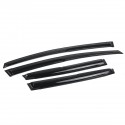 4Pcs For Honda 2nd GE8 2009-2014 Wavy Style Plastic Exterior Visor Vent Shades Window Sun Rain Guard Deflector