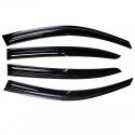 4Pcs For Honda Accord 2008-2012 8TH Plastic Exterior Visor Vent Shades Window Sun Rain Guard Deflector