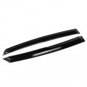 4Pcs For Honda Civic 4DR 16-20 Mugen Style Wavy UV Plastic Exterior Visor Vent Shades Window Sun Rain Guard Deflector