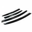 4Pcs For Honda Civic 4Dr 2006-2011 Mugen Plastic Exterior Visor Vent Shades Window Sun Rain Guard Deflector