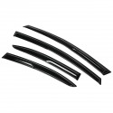 4Pcs For Honda Civic 4Dr 2006-2011 Mugen Plastic Exterior Visor Vent Shades Window Sun Rain Guard Deflector