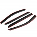 4Pcs For Honda Odysssey 2005-2010 Mugen Style Plastic Exterior Visor Vent Shades Window Sun Rain Guard Deflector