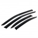 4Pcs For Mitsubishi Lancer 2008-2017 Mugen Styole Plastic Exterior Visor Vent Shades Window Sun Rain Guard Deflector