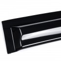 4Pcs For TOYOTA Camry 2007-2011 SE XV40 3D Wavy Plastic Exterior Visor Vent Shades Window Sun Rain Guard Deflector