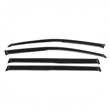 4Pcs For TOYOTA Highlander 2014-2019 Plastic Exterior Visor Vent Shades Window Sun Rain Guard Deflector