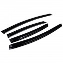 4Pcs For TOYOTA PRIUS 3rd ZVW35 2010-2015 Plastic Exterior Visor Vent Shades Window Sun Rain Guard Deflector