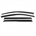 4Pcs For TOYOTA RAV4 2006-2012 JDM Wavy 3D Style Plastic Exterior Visor Vent Shades Window Sun Rain Guard Deflector