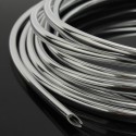 5m DIY Silver Car Door Edge Protector Anti-Collision Strip Seal Trim Molding Guards