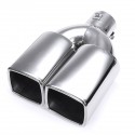 63mm 2.5inch Stainless Steel Inlet Tail Rear Pipe Tip Muffler Exhaust Silencer Cover