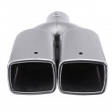 63mm 2.5inch Stainless Steel Inlet Tail Rear Pipe Tip Muffler Exhaust Silencer Cover