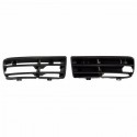 A Pair Front Bumper Lower Corner Grille Grill for VW GOLF MK4 97-05 Black