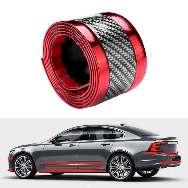 Anti-collision Car Door Carbon Fiber Protective Sticker Plate Universal