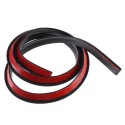 Car Fender Flare Extension Wheel Eyebrow Rubber Moulding Trim Wheel Arch Strip