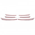 Chrome Front Mesh Grille Head Bumper Cover Trim Fit for 2015-2017 NISSAN VERSA LATIO