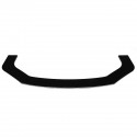 Front Lip Chin Bumper Protector Body Kits Black with White Line Fits Universal Car Bumper Exterior Body Accessories