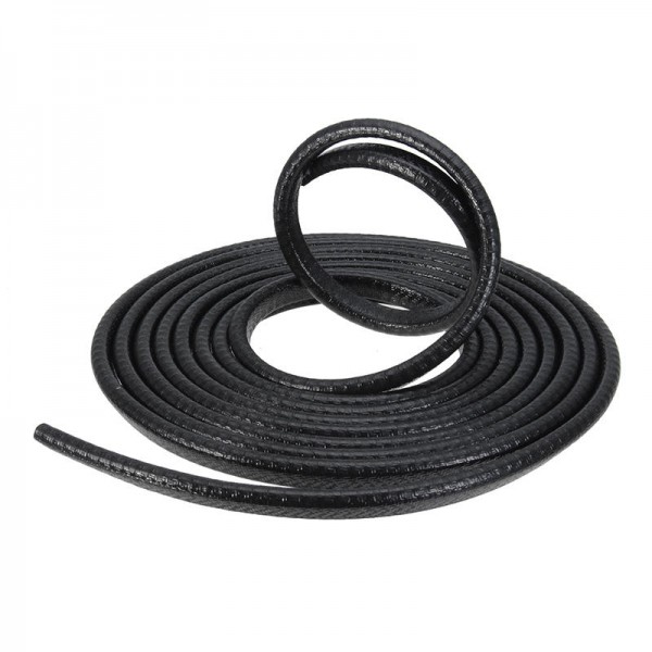 4m Car Door Edge Protector Guards U Shape Anti-collosion Rubber Trim Seal Strip Black