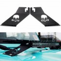 Pair 20inch-22inch LED Work Light Frame Hood Mounting Brackets For Jeep Wrangler 07-16