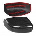 Pair Real Carbon Fiber Car Rear View Mirror Cover Caps for Maserati Ghibli/Quattroporte 2013-2016