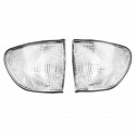 Side Parking Corner Light Cover Clear Lampshade Set for BMW E38 7 Series 1995-1998