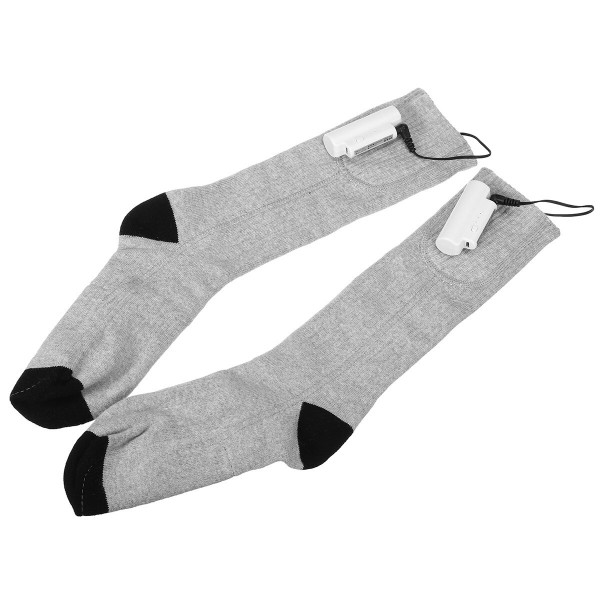 3 Gears Electric Heated Socks Adjustable Warmer Socks Women Men Winter Skiing