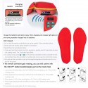41-46 Code Portable Wireless Heated Insole Shoe Boot Foot Warmer Rechargeable 2000mAH