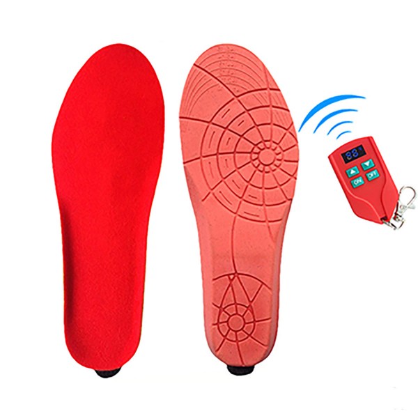 41-46 Code Portable Wireless Heated Insole Shoe Boot Foot Warmer Rechargeable 2000mAH