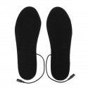 Battery Powered Electric Heated Shoe Insole Foot Heater Sock Winter Warmer Pads Black