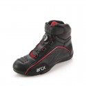 Cow Leather Motorcycle Racing Shoes Riding Boots with Tuning Knob Laces ARCX