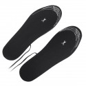 Cuttable Winter Heated Insoles Women Men Electric USB Heating Warm Foot Pads