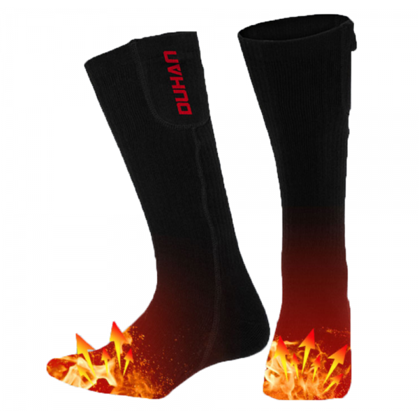 Electric Heated Socks Men Women Winter Warm USB Heating Socks Motorcycle Boots Heating Skiing Sock