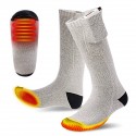 Electric Battery Chargable Heating Feet Leg Sock Winter Warmer Hot Heated Sock