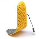 Electric Heated Insole Waterproof Foot Warmer Cut-to-Fit Battery Charging Sport Shock Absorption