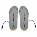 Electric Heated Insole Waterproof Foot Warmer Cut-to-Fit Battery Charging Sport Shock Absorption