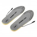 Electric Heated Insole Waterproof Foot Warmer Cut-to-Fit Battery Charging Sport Shock Absorption