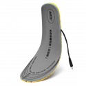 Electric Heated Insole Waterproof Foot Warmer Cut-to-Fit Battery Charging Sport Shock Absorption
